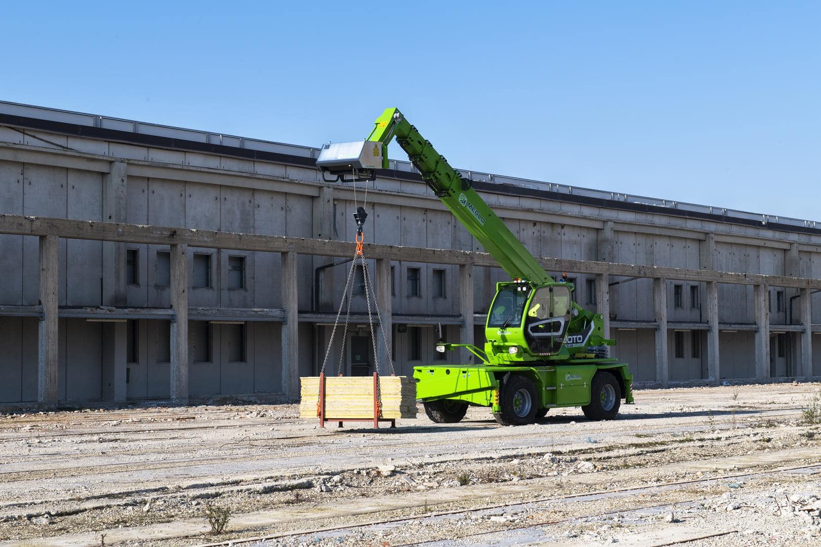 Hydraulische lier aanbouwdeel voor Merlo verreiker