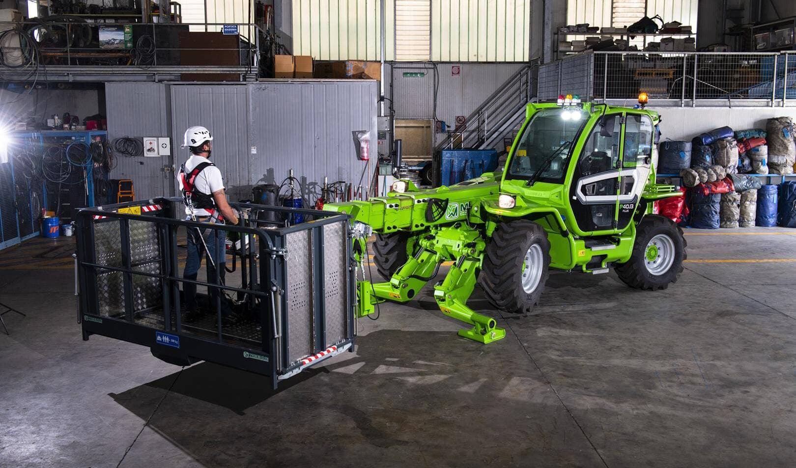 Merlo uitschuifbare werkkooi aanbouwdeel voor verreiker