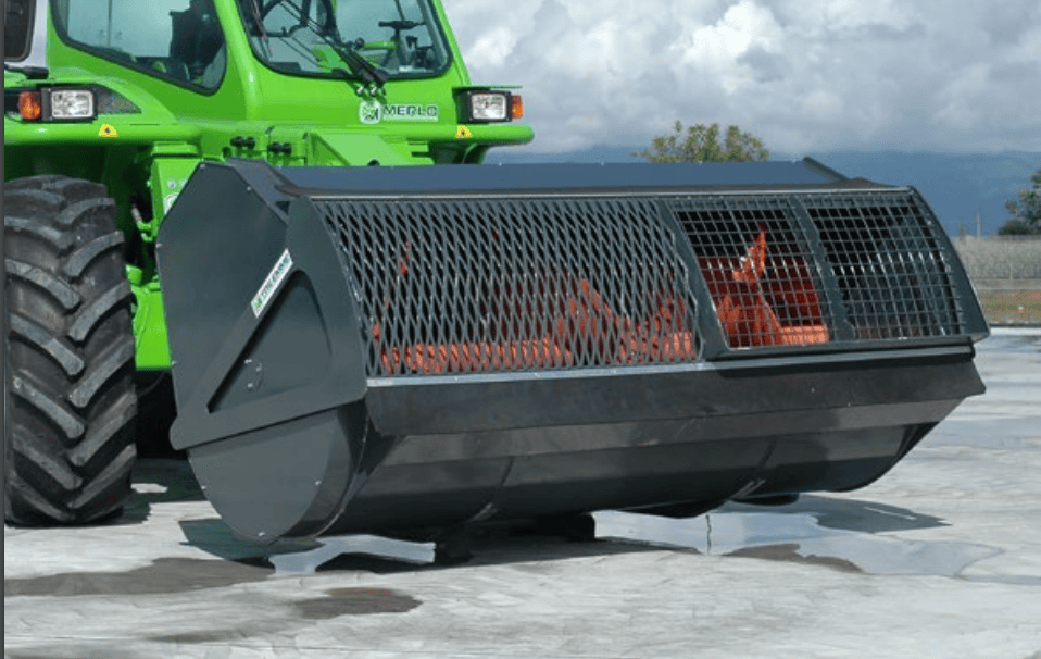 Merlo mengbak voor het mengen van materialen